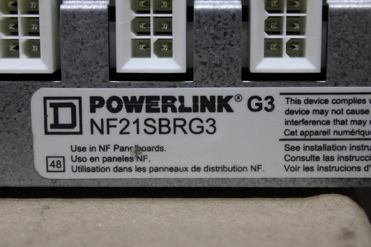 Used SQUARE D ECB RIGHT CONTROLBUS POWERLINK NF21SBRG3 **WARRANTY INCLUDED**