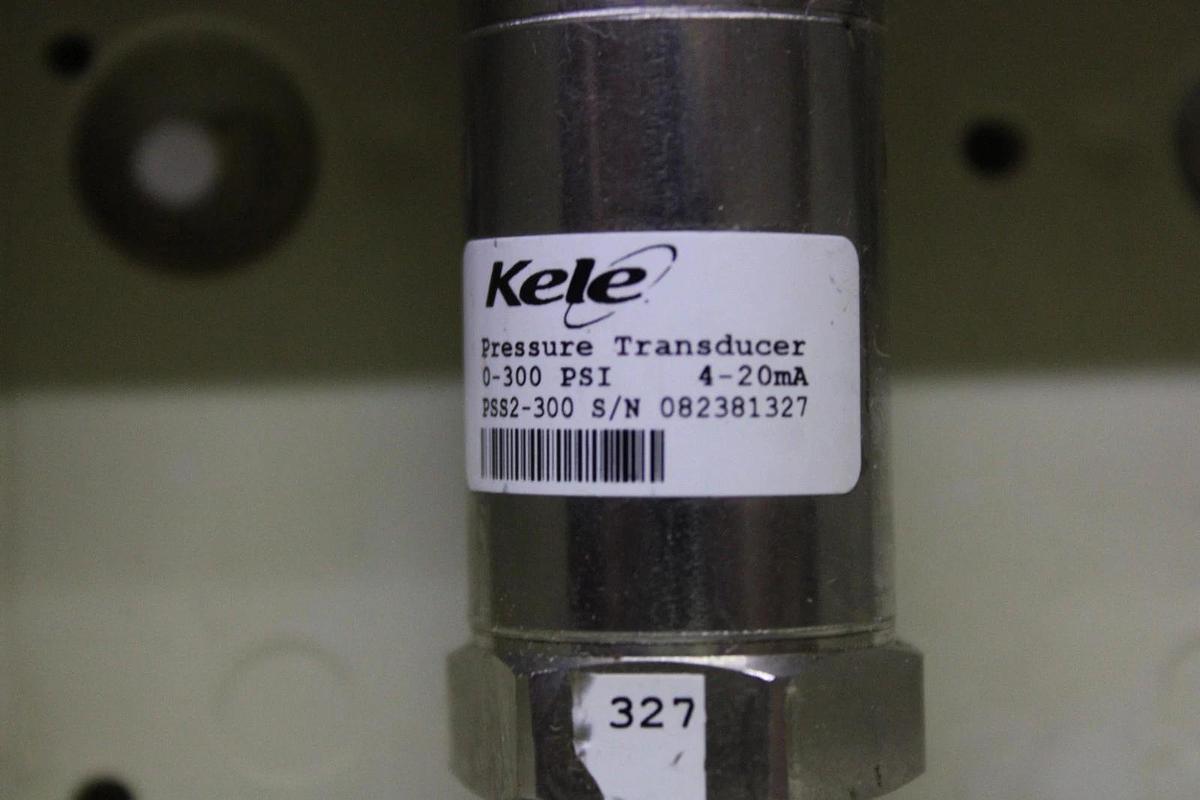 Used KELE PRESSURE TRANSDUCER W/ ENCLOSURE PSS2-300 0-300 PSI 4-20 mA *WARRANTY*