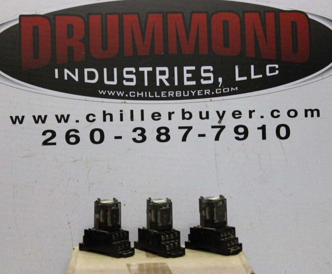 Used LOT OF 3 FUJI ELECTRIC RELAY HH54P-J 24 VOLT 50/60 HZ *WARRANTY*