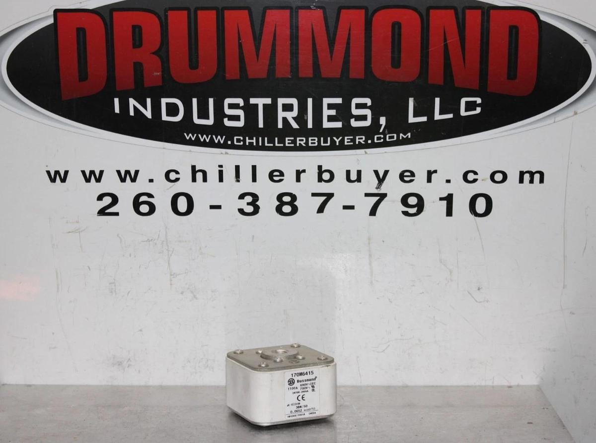 Used BUSSMANN SQUARE BODY FUSE 170M6415 690/700 VAC 1100 AMP **WARRANTY**