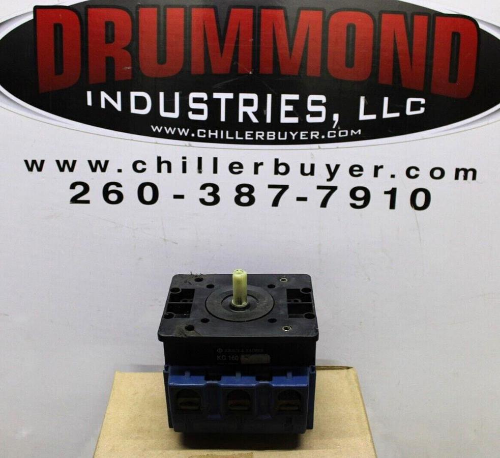 Used KRAUS & NAIMER DISCONNECT SWITCH KG-160 600 VAC 200 AMP 60 HP **WARRANTY**