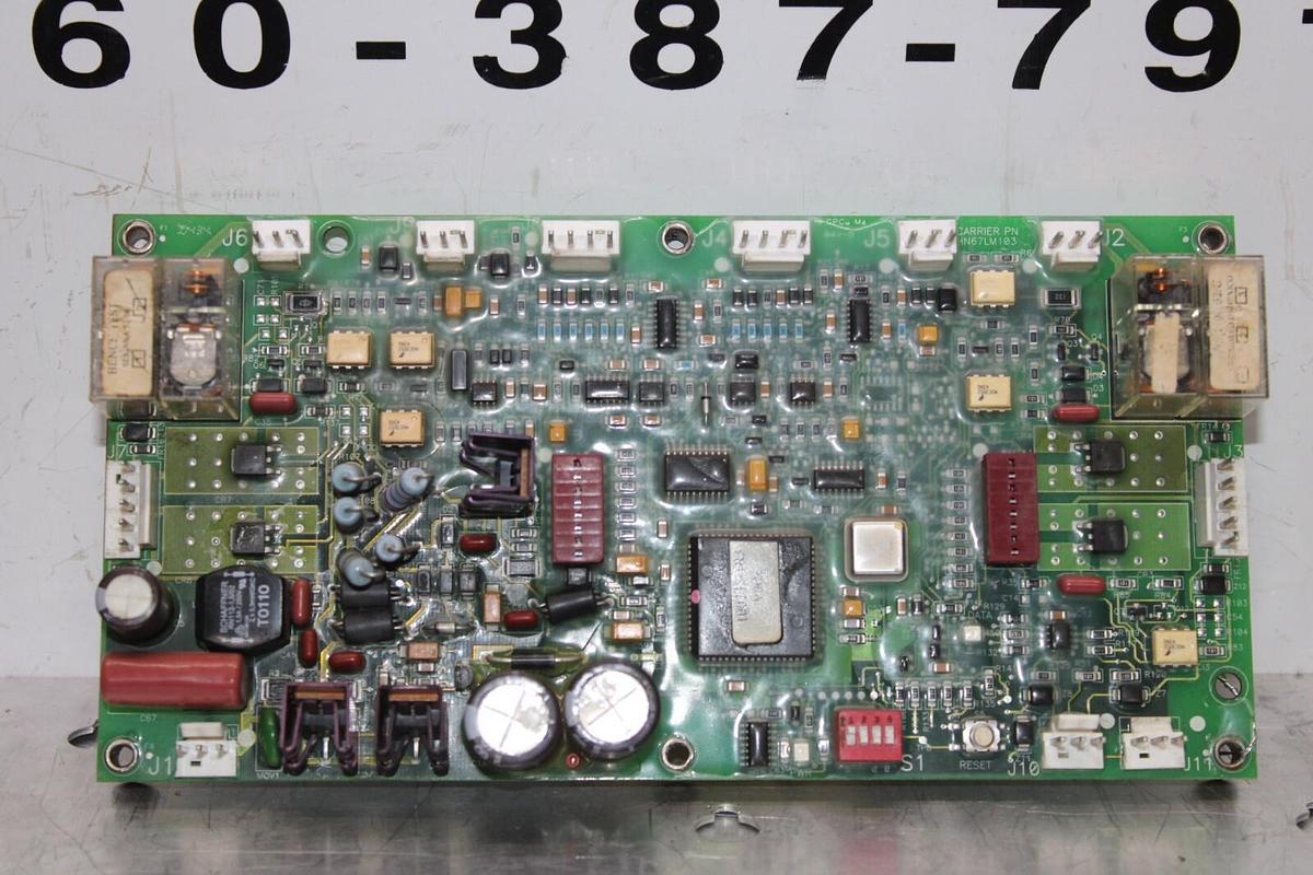 Used CARRIER HVAC CHILLER COMPRESSOR PROTECTION CIRCUIT BOARD HN67LM103 *WARRANTY*