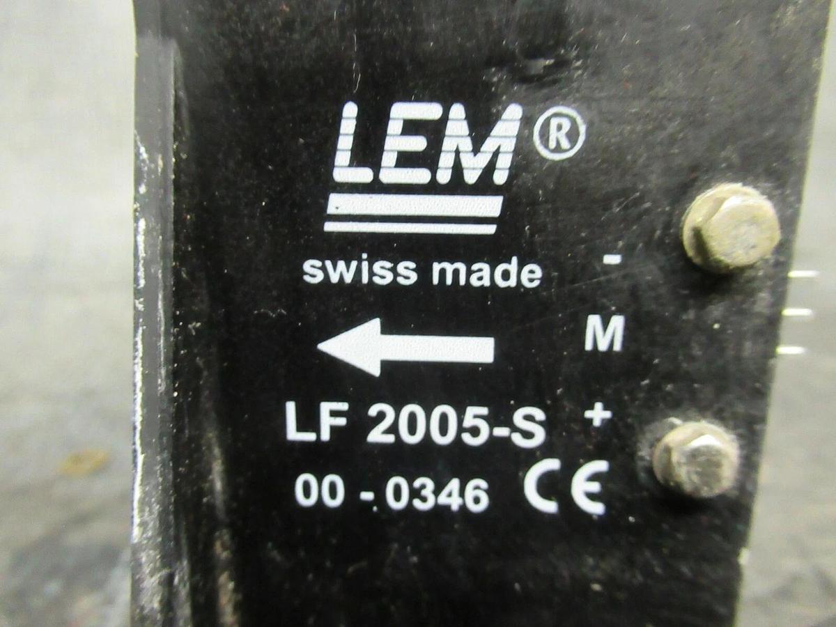 Used LEM HALL EFFECT CT CURRENT TRANSFORMER SENSOR LF 2005-S **WARRANTY**