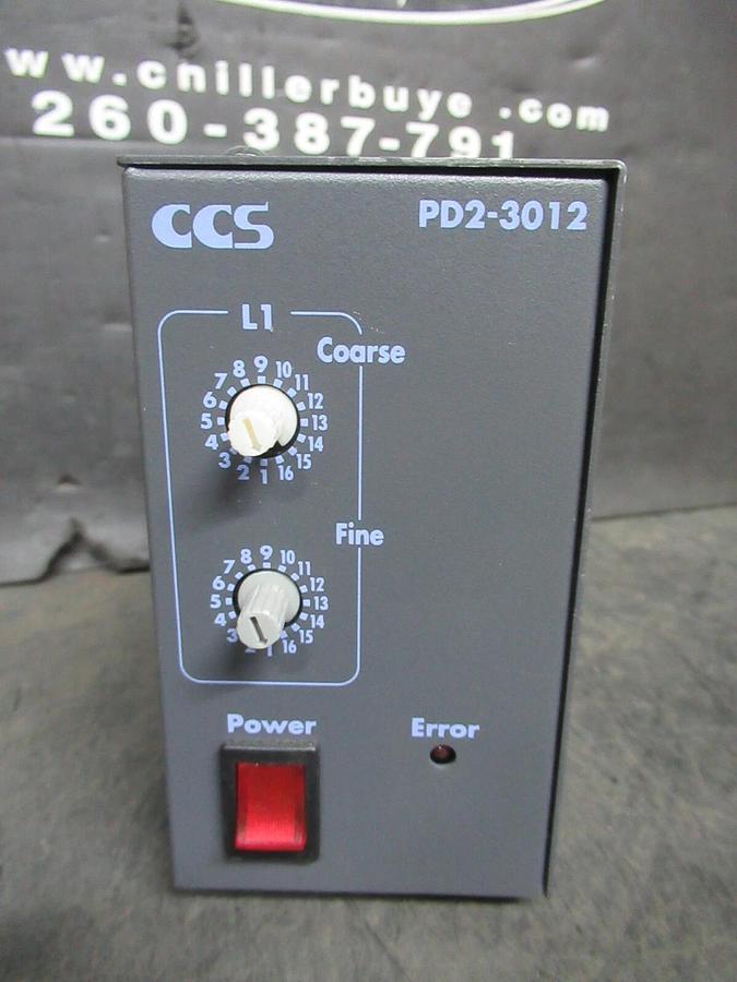 Used CCS 2 CHANNEL DIGITAL CONTROL UNIT PD2-3012 LED LIGHT POWER SUPPLY **WARRANTY**