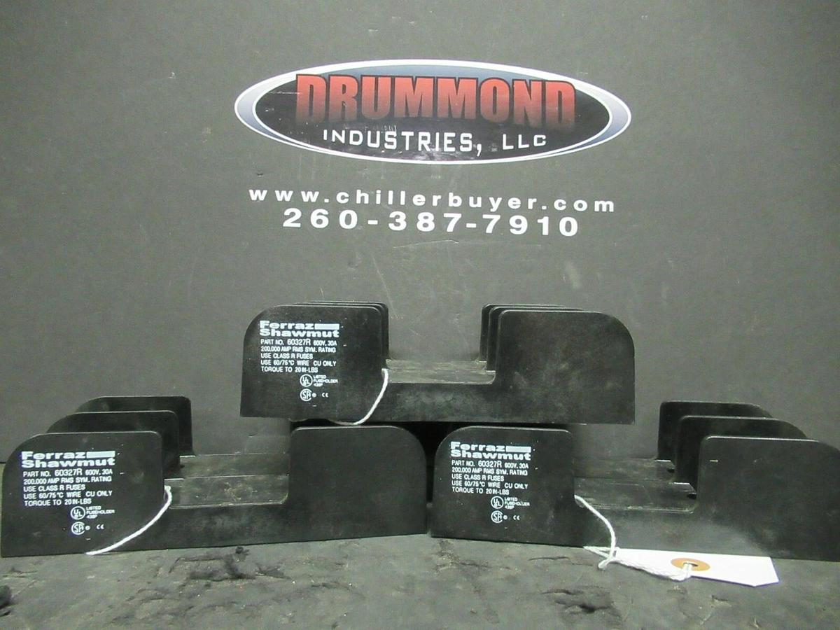 Used GOULD SHAWMUT FUSE HOLDER 60327R FOR 30 AMP 600 V CLASS H/K FUSES **WARRANTY**
