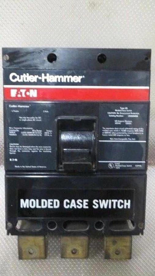 Used CUTLER HAMMER MOLDED CASE SWITCH LN360600A 600 AMP 600 VAC 3-POLE *WARRANTY*