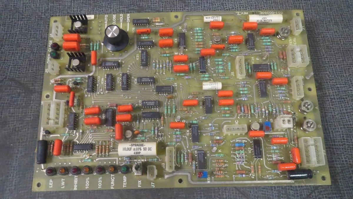 Used YORK CONTROL CIRCUIT BOARD -- MODEL/REVISION: 031-00260E113 REV Z **WARRANTY**