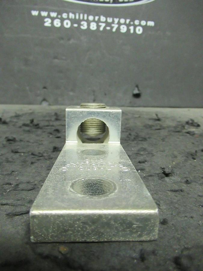 Used 3 QTY CMC LA-600-2N 1 SINGLE BARREL MECHANICAL CONNECTOR LUGS TAP 600 KCMIL - 2