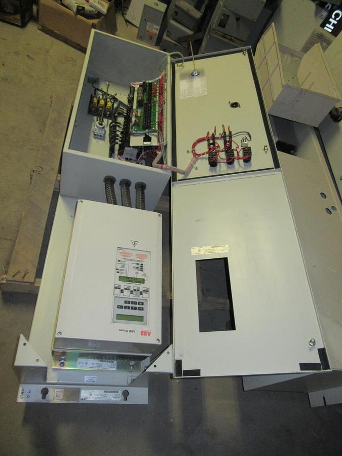 Used ABB VARIABLE SPEED DRIVE H501023400 ACH501-025-4-00P2 INPUT: 480V OUTPUT: 25 HP