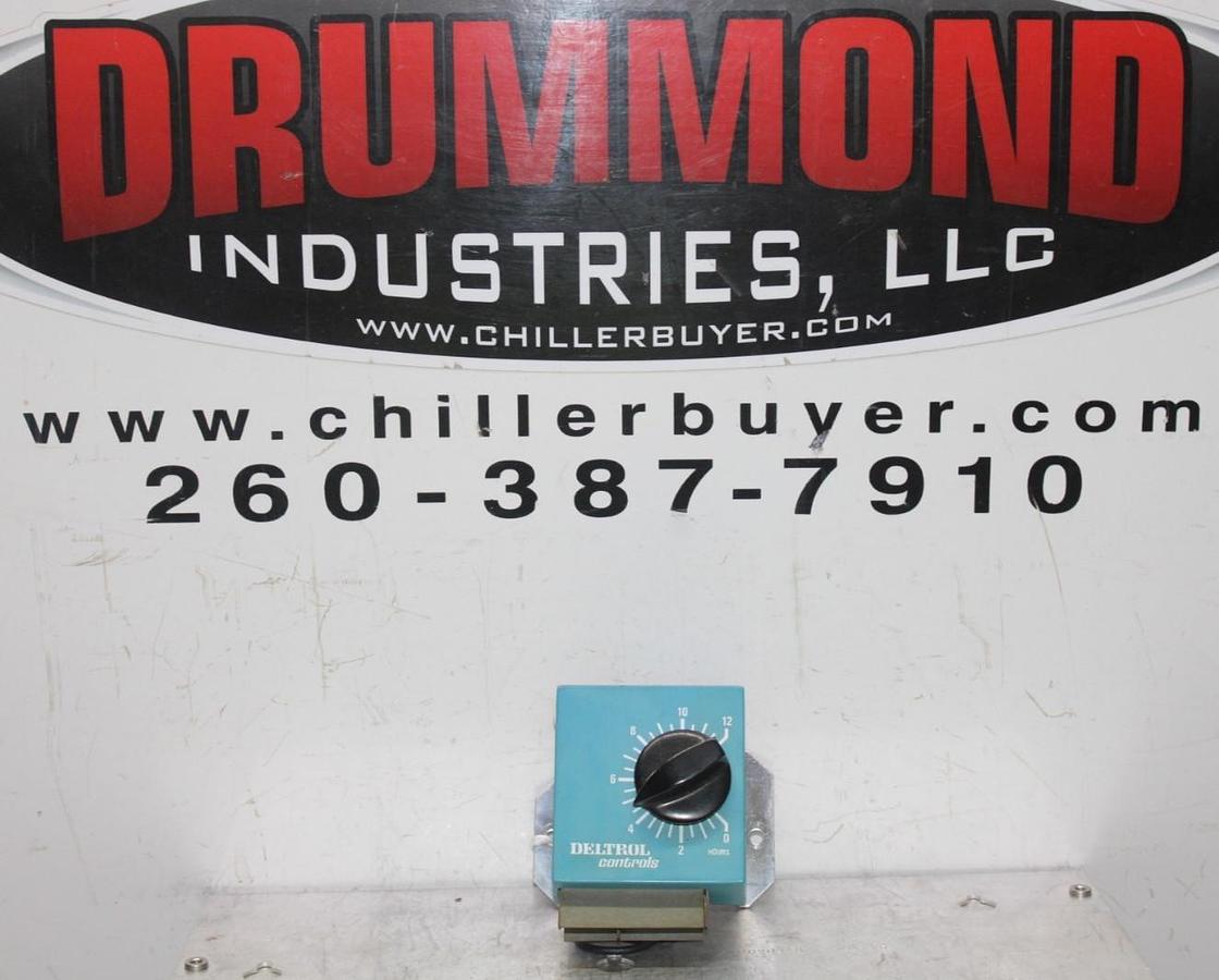 Used DELTROL TIME DELAY RELAY 46425-61 801-12X 0-12 HOUR DELAY 240 VOLT 20 AMP