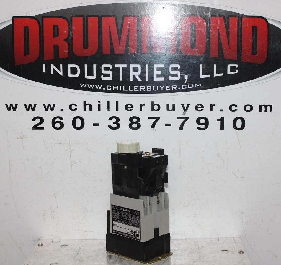 Used SQUARE D INDUSTRIAL CONTROL RELAY 8501-X0-40-9714 W/ TIMING RELAY 8501-XTE1