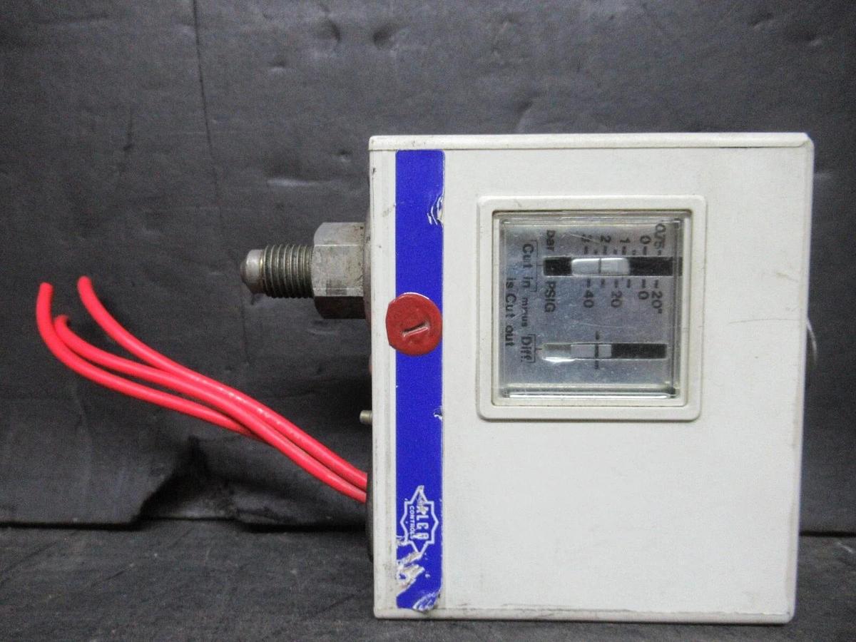 Used ALCO LOW PRESSURE CONTROL FF115-S1 (A22-112) 10 AMP 240 VAC 44 PSI **WARRANTY**