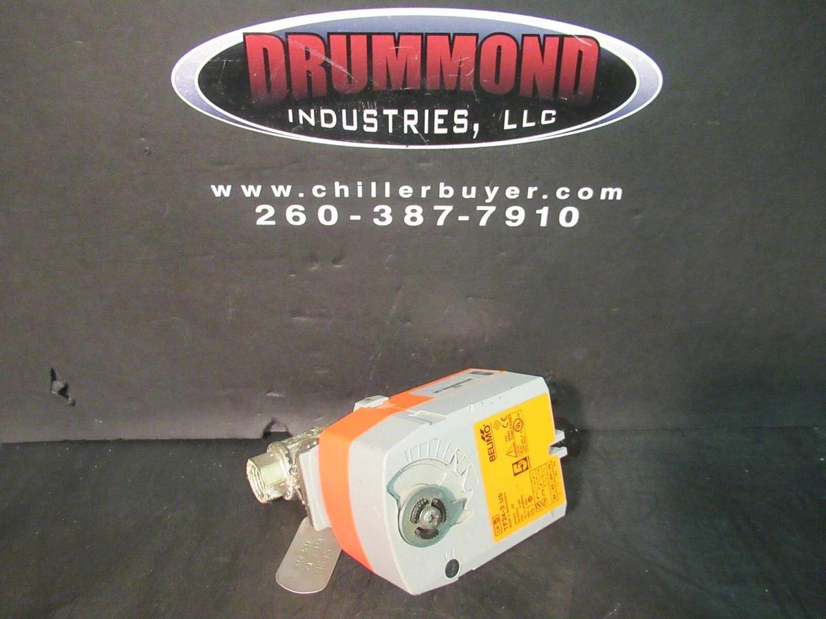 Used BELIMO 3-WAY SPRING ACTUATOR TF24-3 24 VAC 2.5 WATT 600 PSI NEMA 2 CLASS 2