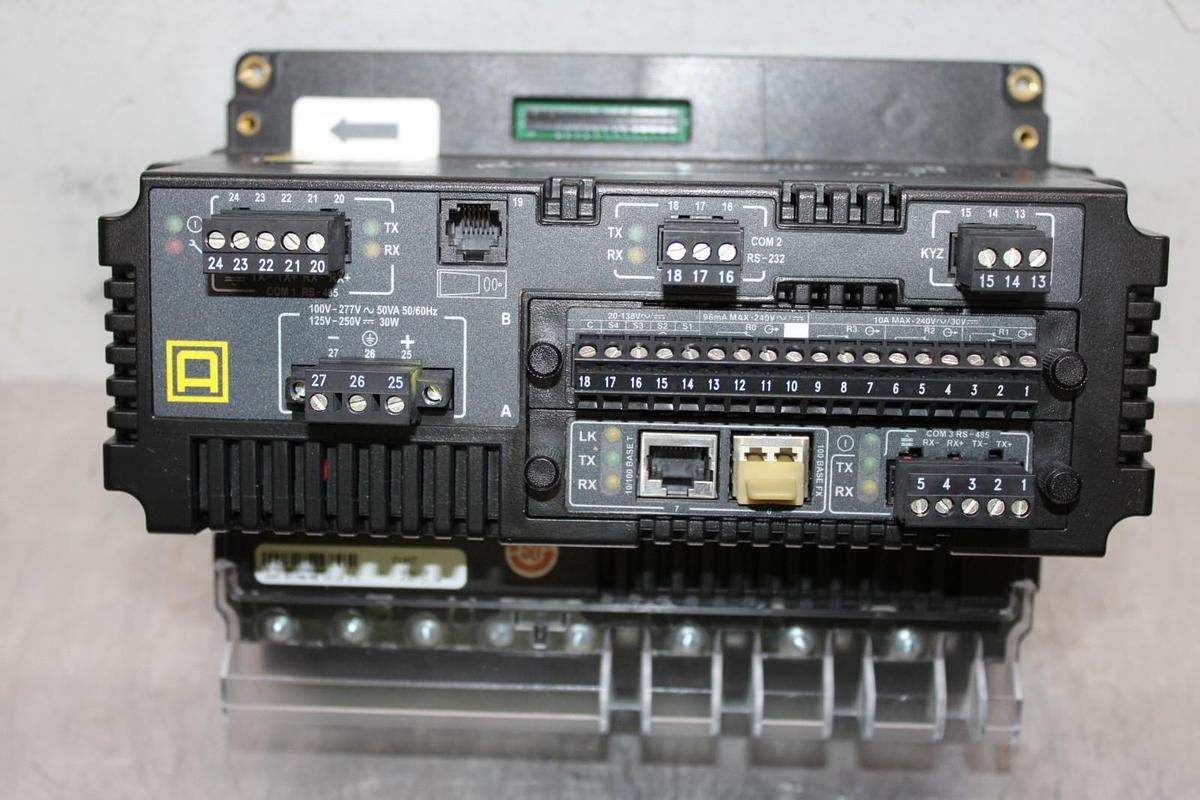 SQUARE D POWERLOGIC CIRCUIT MONITOR CM4000T 277 VAC 50 VA W/ CVMT
