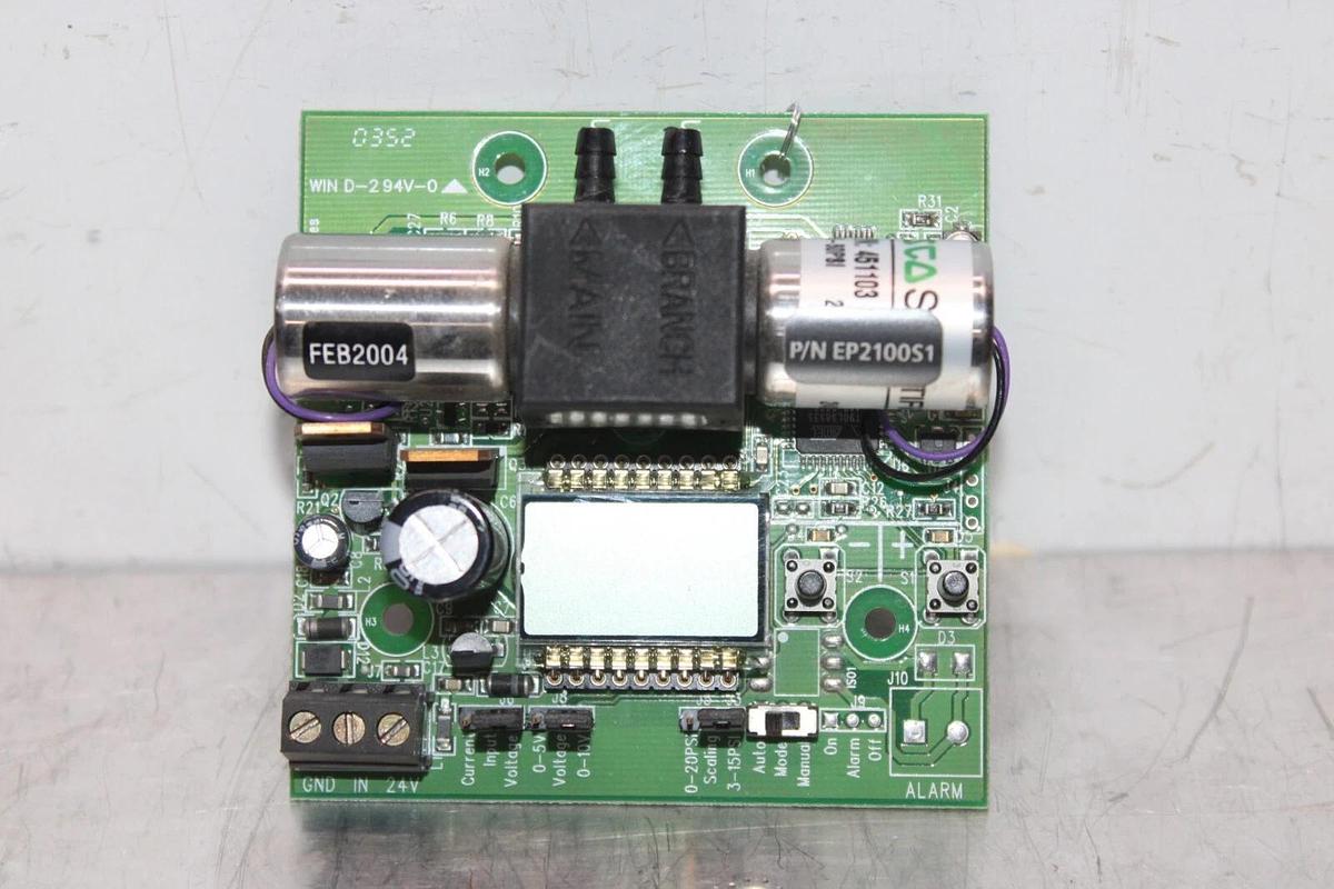 Used VERIS ASCO PRESSURE TRANSDUCER CIRCUIT BOARD EP2100S1 VER. 1.12 **WARRANTY**