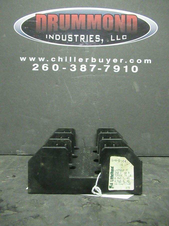 Used LITTELFUSE FUSE HOLDER LH25060-3C FOR 60 AMP 250 V FUSES **WARRANTY**