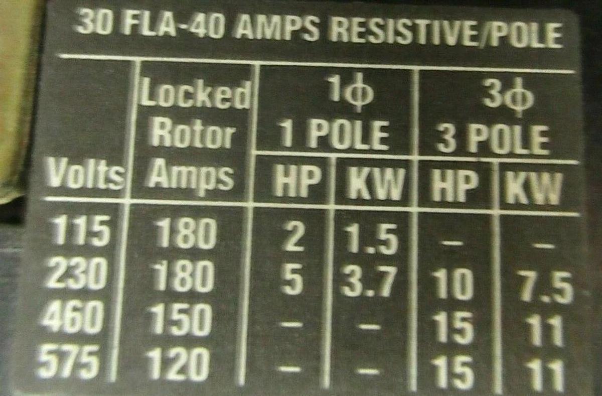 Used (LOT OF 3) EATON CONTACTOR C25DND330 SER. C1  30 AMP 600 VAC 15 HP 40 AMP/RES