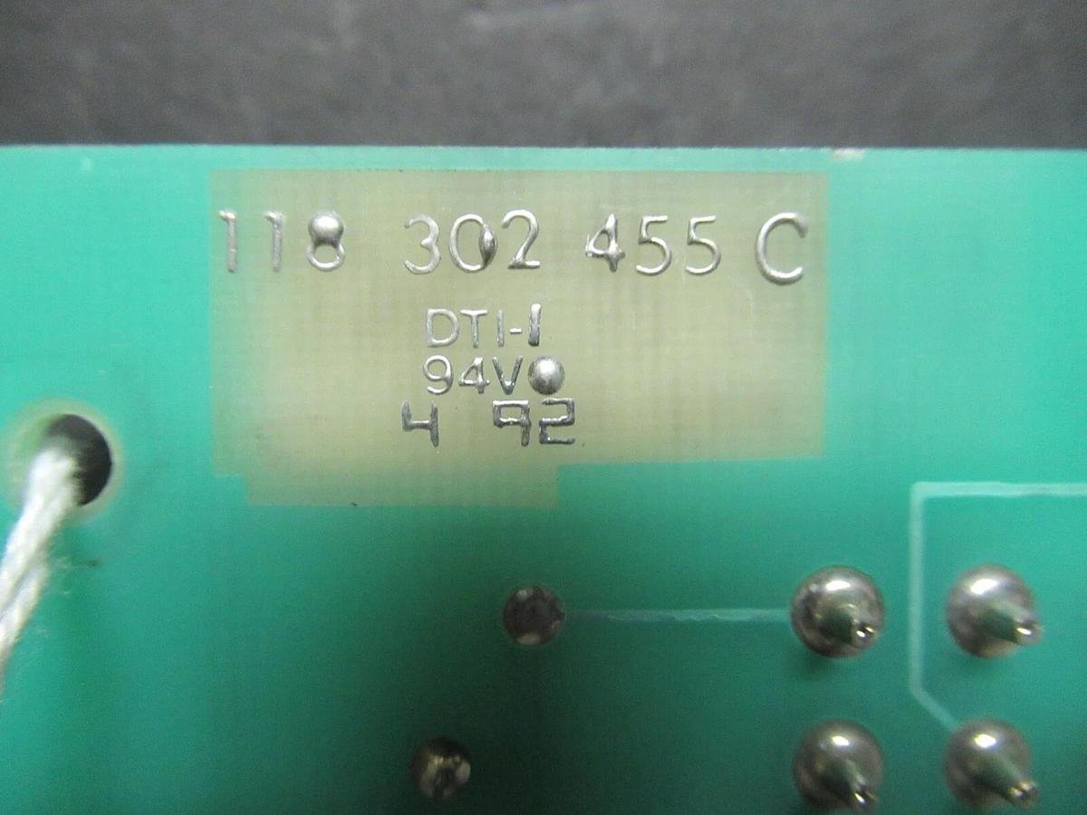 Used EXIDE DC SENS BOARD 118-302-455-C / 101072993-P2