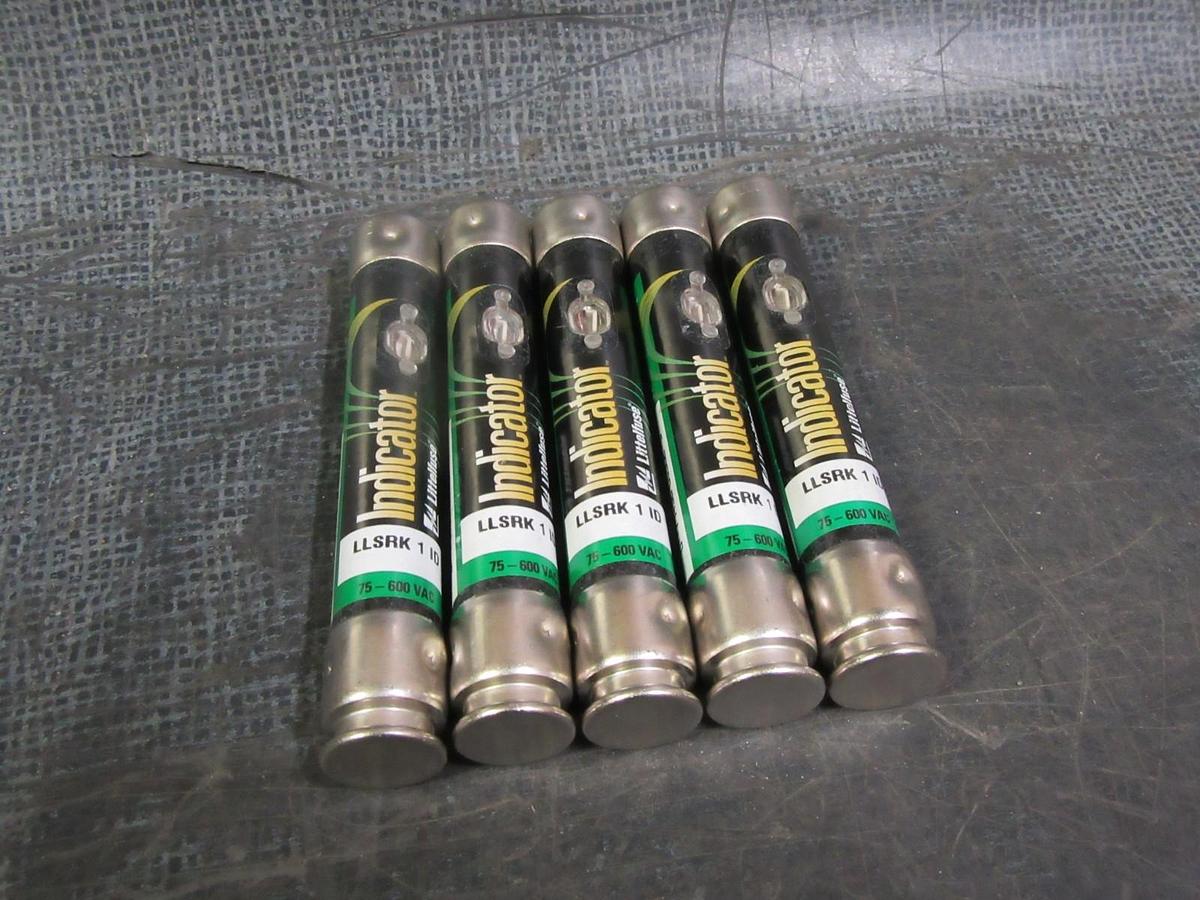 Used (1) NEW LITTELFUSE LLSRK 1 ID 1 AMP 600V RK1 TIME DELAY INDICATOR FUSE LLSRK