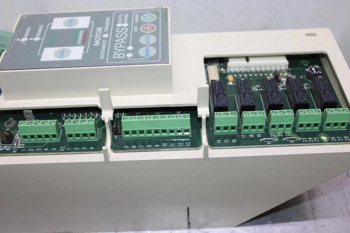 Used ABB VARIABLE SPEED DRIVE BYPASS CONTROLLER 3AUA268001B346 3AUA266001B137 REV. 2