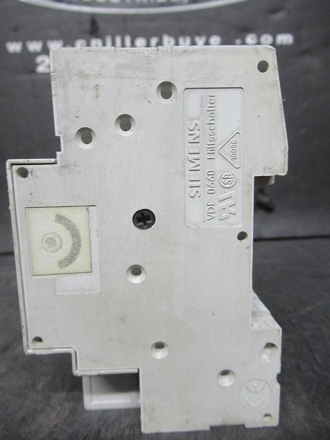 Used SIEMENS CIRCUIT BREAKER 5SX23 C25 25 AMP 480 VAC 3-POLE W/ 5SX9100 AUXILLIARY