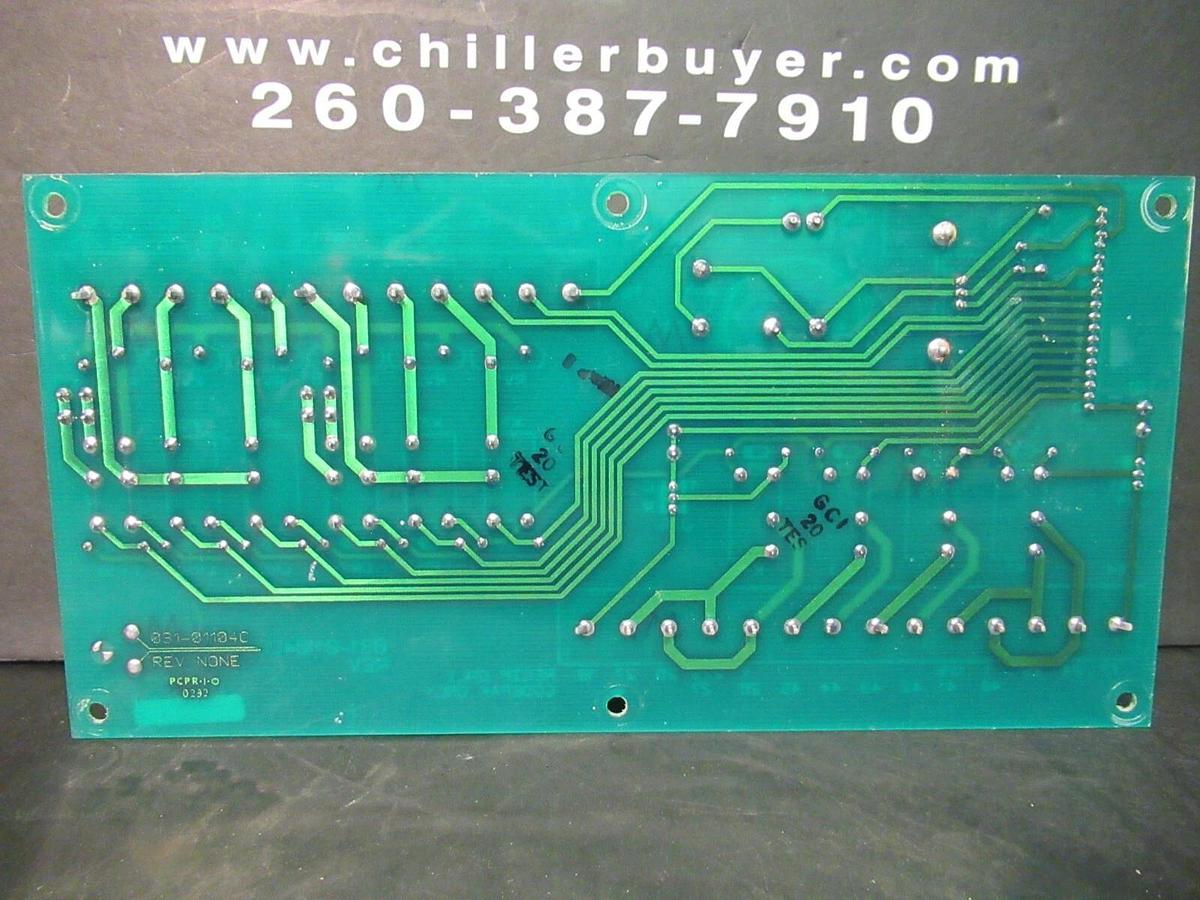 Used YORK CHILLER CONTROL BOARD 031-01104C000 031-01104C **WARRANTY INCLUDED**
