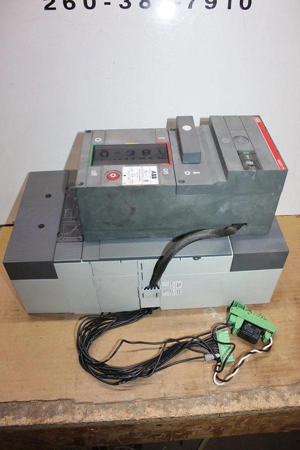 Used ABB CIRCUIT BREAKER SACE S7 1200 AMP 3-POLE W/ M7-4 MOTOR OPERATOR