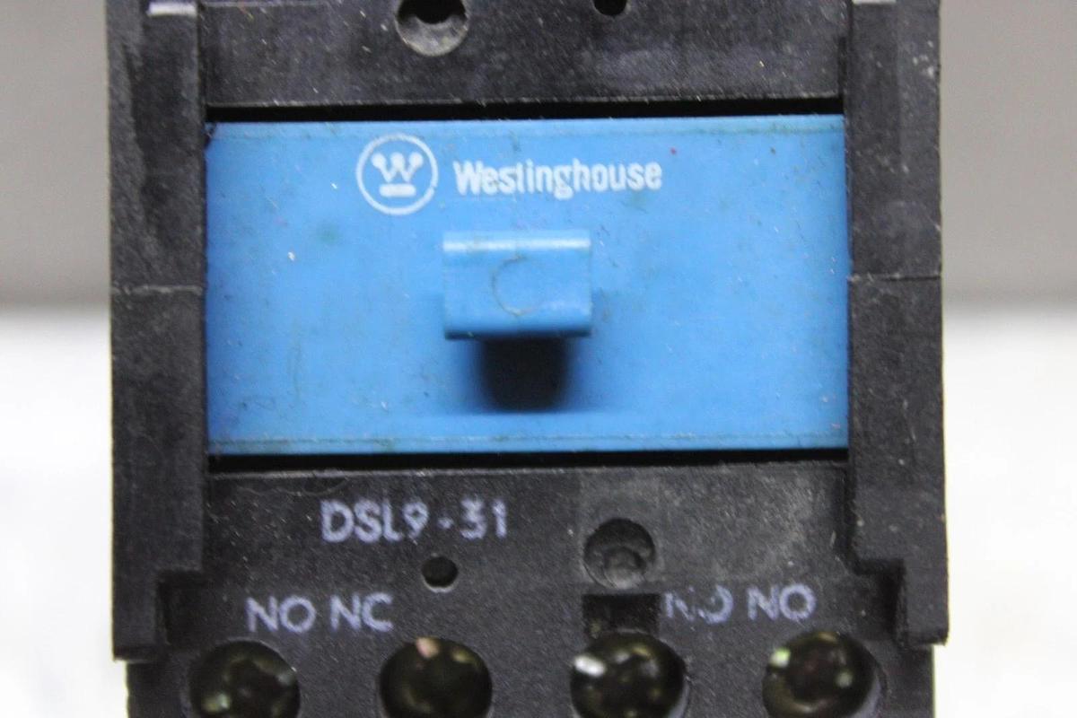 Used WESTINGHOUSE CONTACTOR DSL9-31 10 AMP 600 VAC 3-POLE COIL: 120 VAC **WARRANTY**