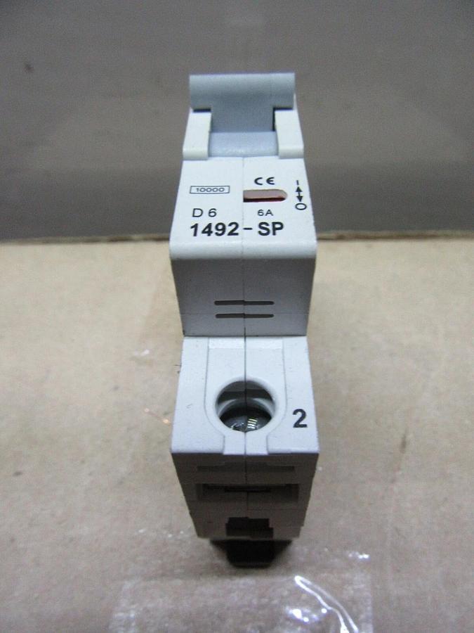 Used ALLEN BRADLEY BREAKER 1492-SP1D060 6 AMP 277 VAC SINGLE POLE **WARRANTY**