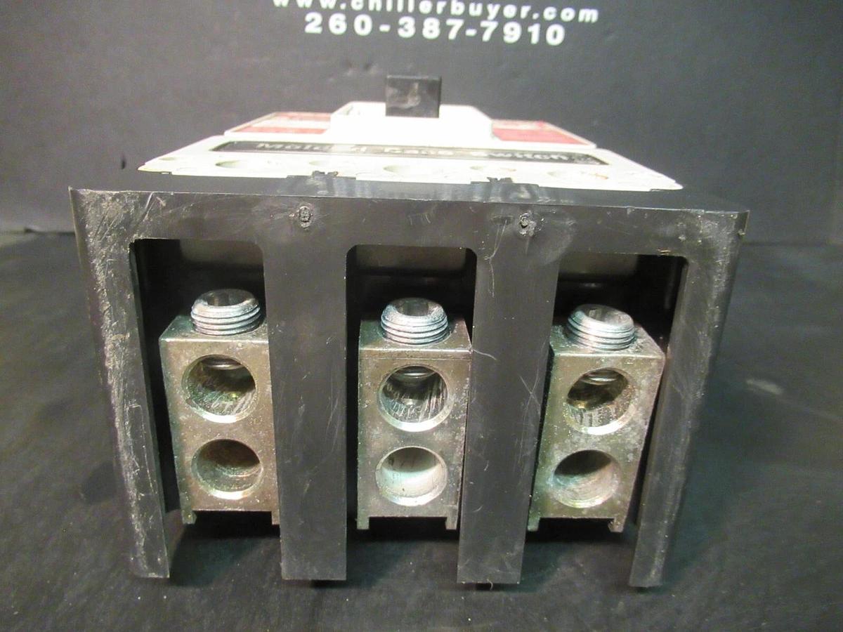 Used WESTINGHOUSE MOLDED CASE SWITCH KDB3400KX9 400 AMP 600 VAC 3-POLE KDB-K