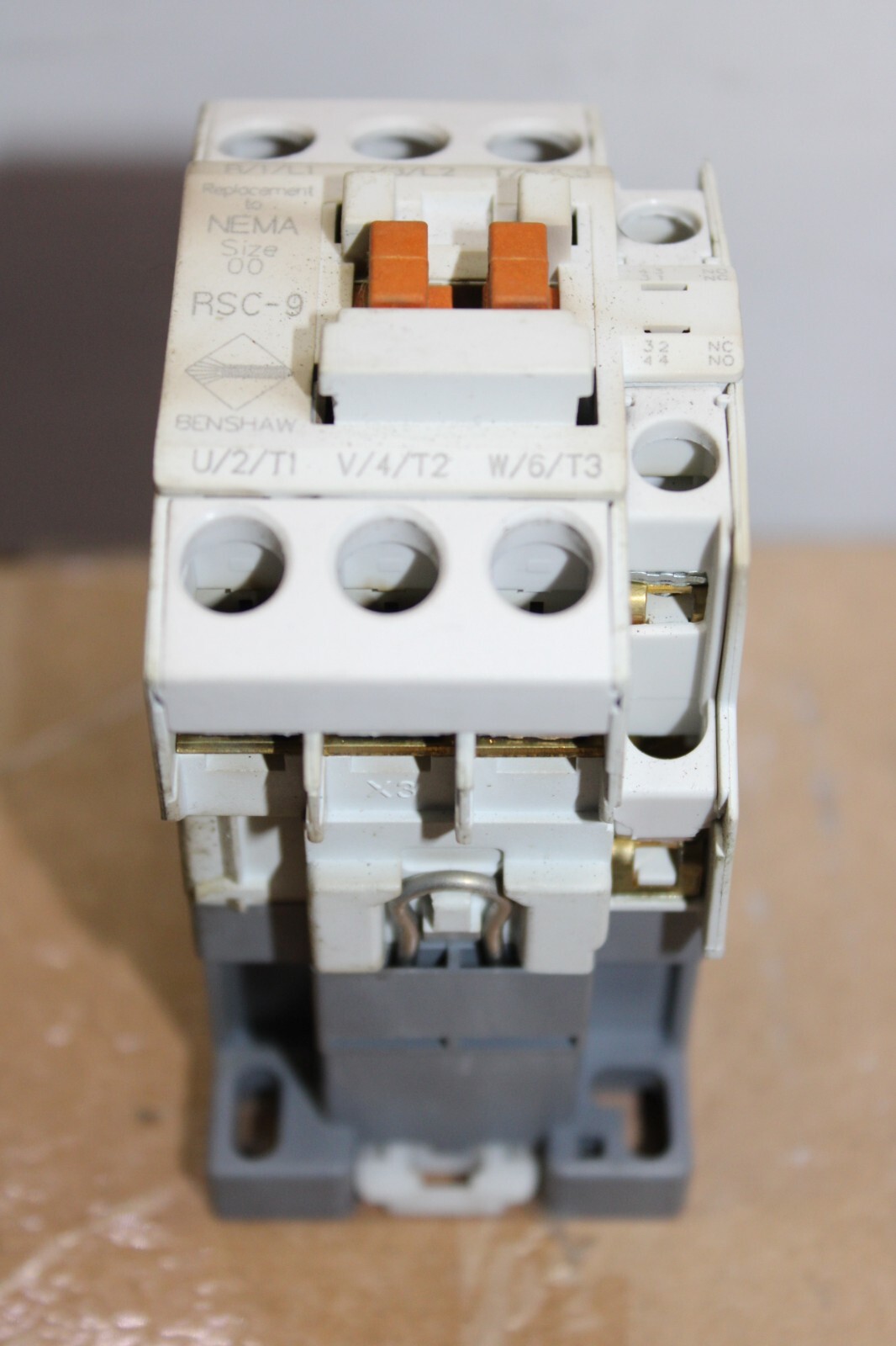 Used BENSHAW RSC-9 SIZE 00 MAGNETIC CONTACTOR RSC-9 20 AMP 600V 120 VAC COIL