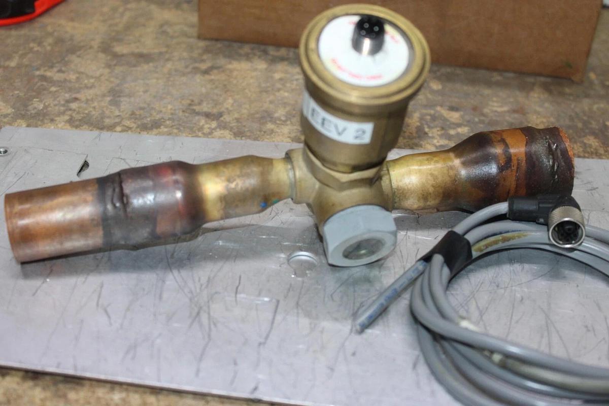 Used SPORLAN ELECTRIC EXPANSION VALVE SERI-JS M12 10'-S **WARRANTY INCLUDED**