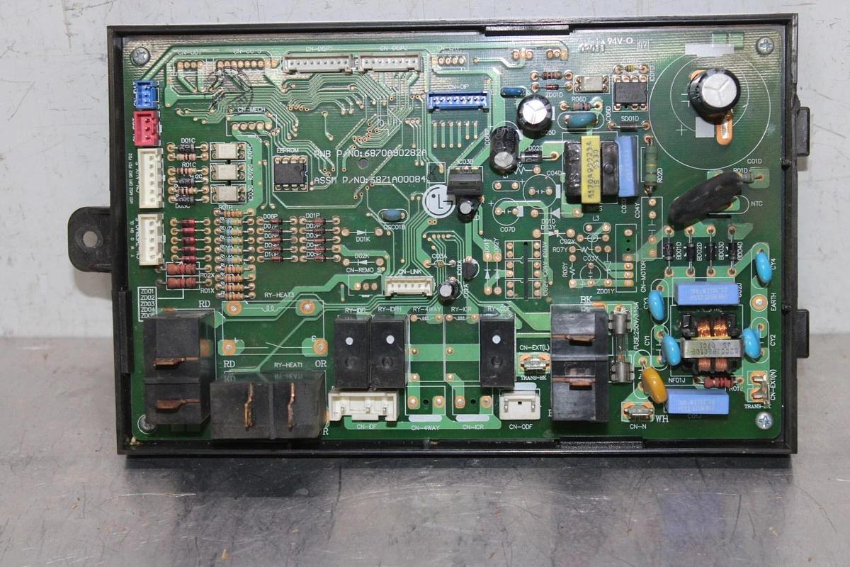 Used LG AIR CONDITIONING UNIT CONTROL BOARD 6870A90282A 6871A00084K