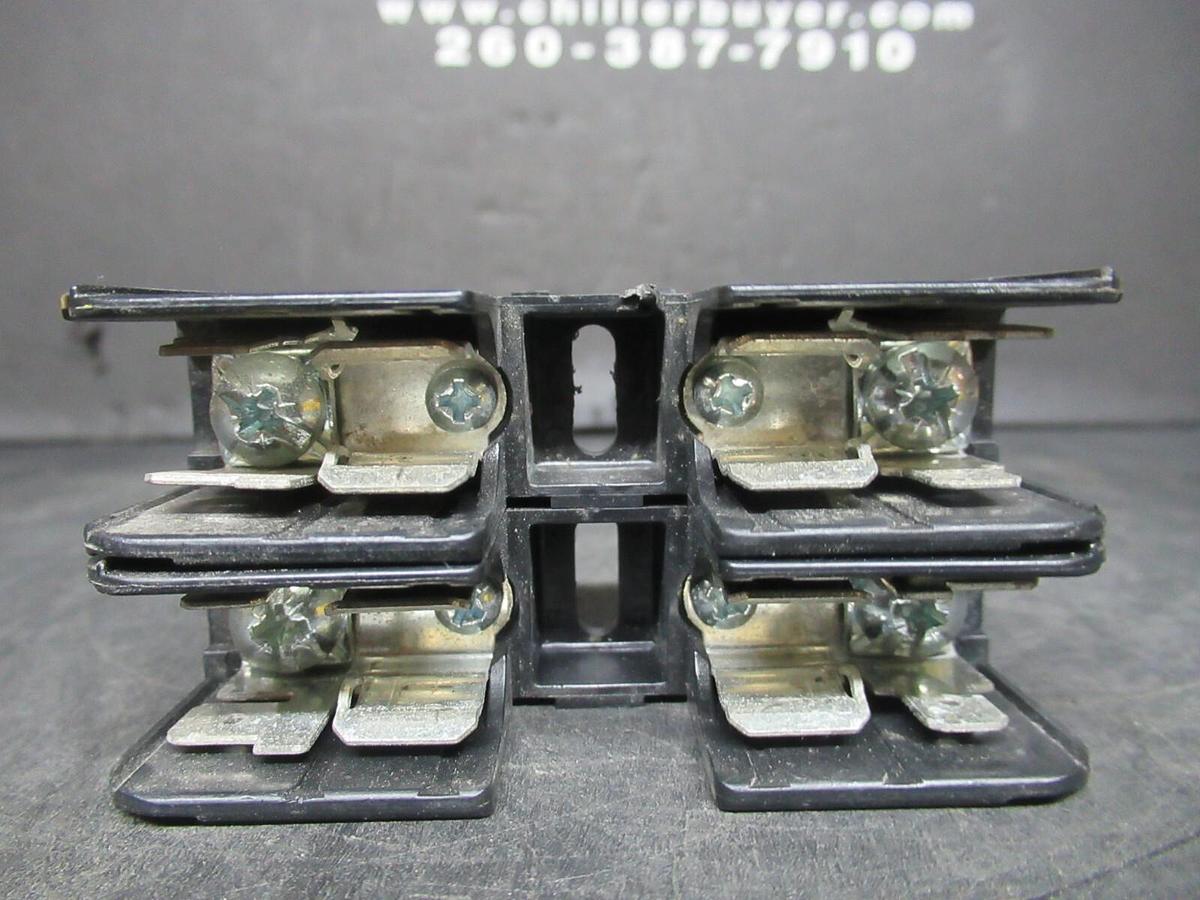 Used LITTELFUSE TWO POLE FUSE BLOCK L60030M-3PQ 600 VOLT 30 AMP **WARRANTY INCLUDED**