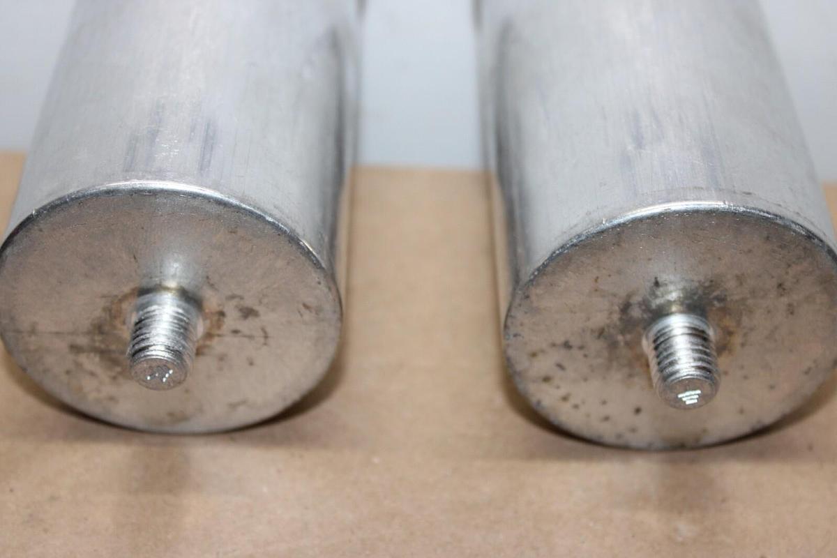 Used LOT OF 2 GE DIELEKTROL VI CAPACITOR 27L366 120314019-001 40 uF 600 VAC 50/60 HZ