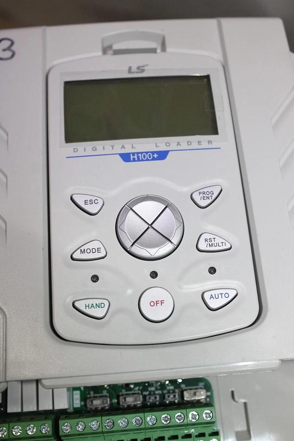 Used LS ELECTRIC VARIABLE SPEED DRIVE LSLV0075H100-4COFN(PLUS) 480V 17.5A 3-PHASE