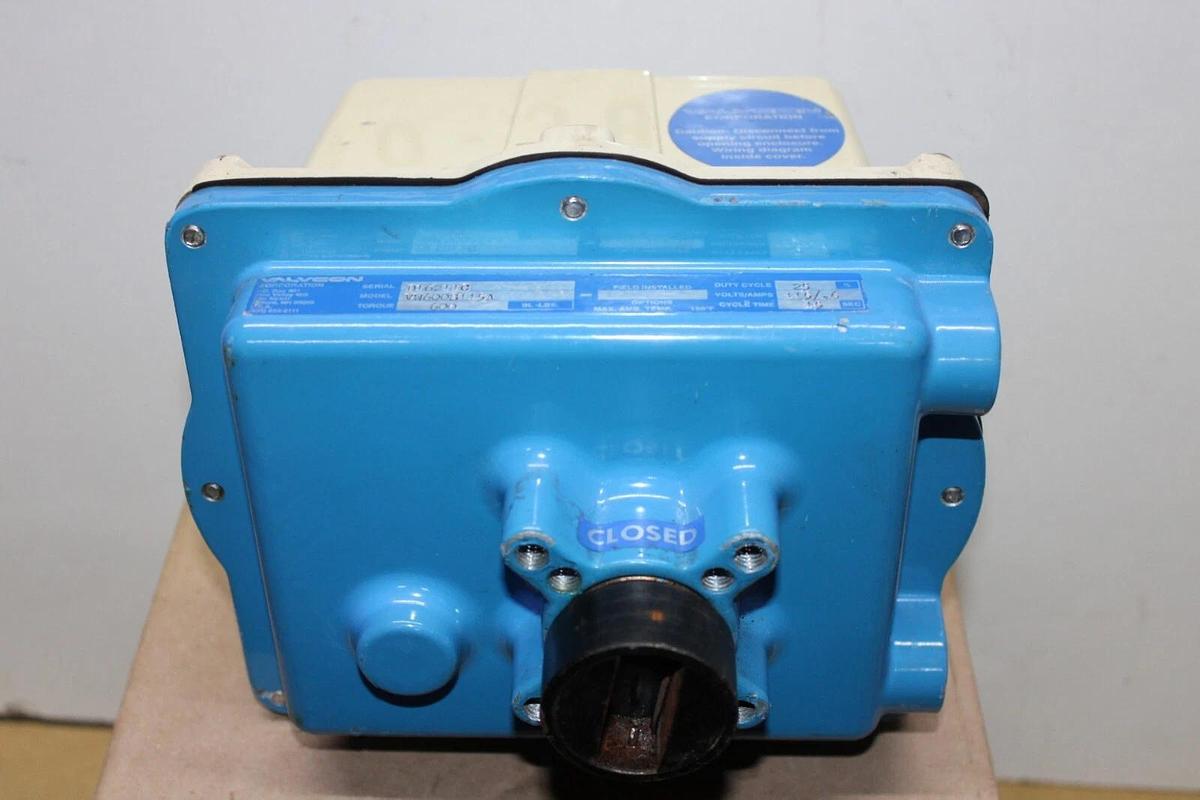 Used VALVCON ACTUATOR VW600S115A 600 IN-LBS 115 VAC 0.6 AMP 15 SEC CYCLE **WARRANTY**