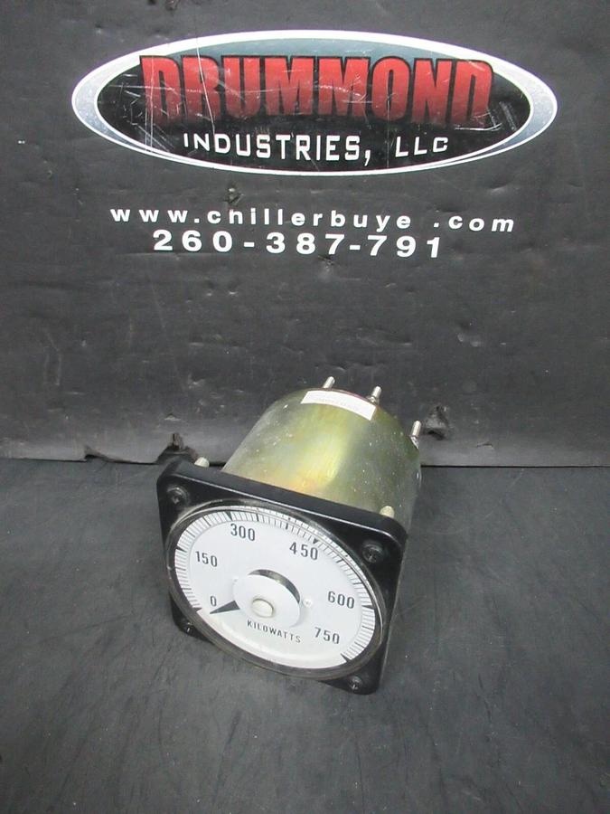 Used YOKOGAWA / BROWNELL ELECTRO AC KILOWATT METER 750 MAX 10325LB / 136-901-348