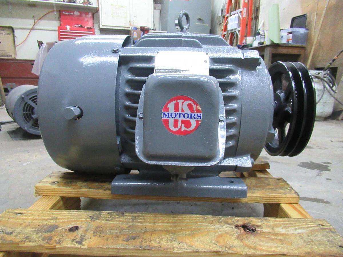 Used US ELECTRICAL MOTORS 6790-50-Y01X308R042M 254U 3 PHASE 460 VOLT 9.9 AMP 1770 RPM