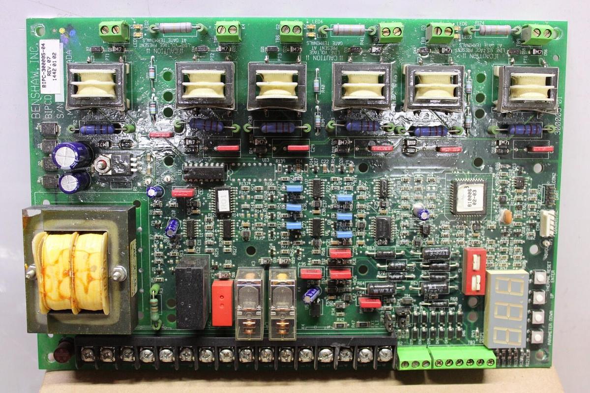 Used BENSHAW STARTER CIRCUIT BOARD BIPC-30005-04 REV. 07 **WARRANTY INCLUDED**