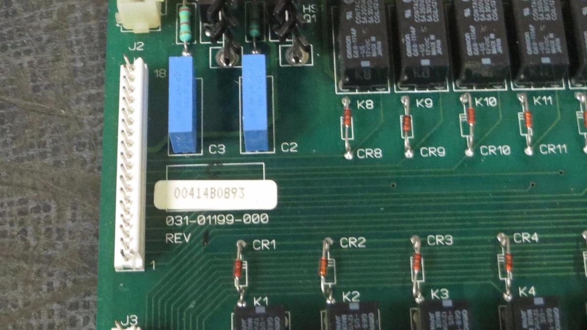 Used YORK CONTROL CIRCUIT BOARD MODEL 031-01199-000 REV I **WARRANTY INCLUDED**