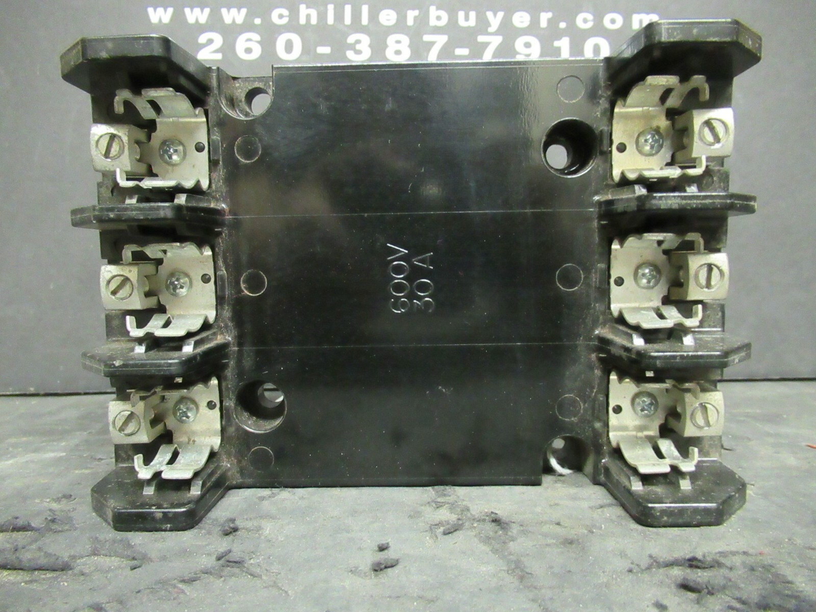 Used LOT OF 3 LITTELFUSE FUSE HOLDER LH60030-3C FOR 30 AMP 600 V *WARRANTY INCLUDED*