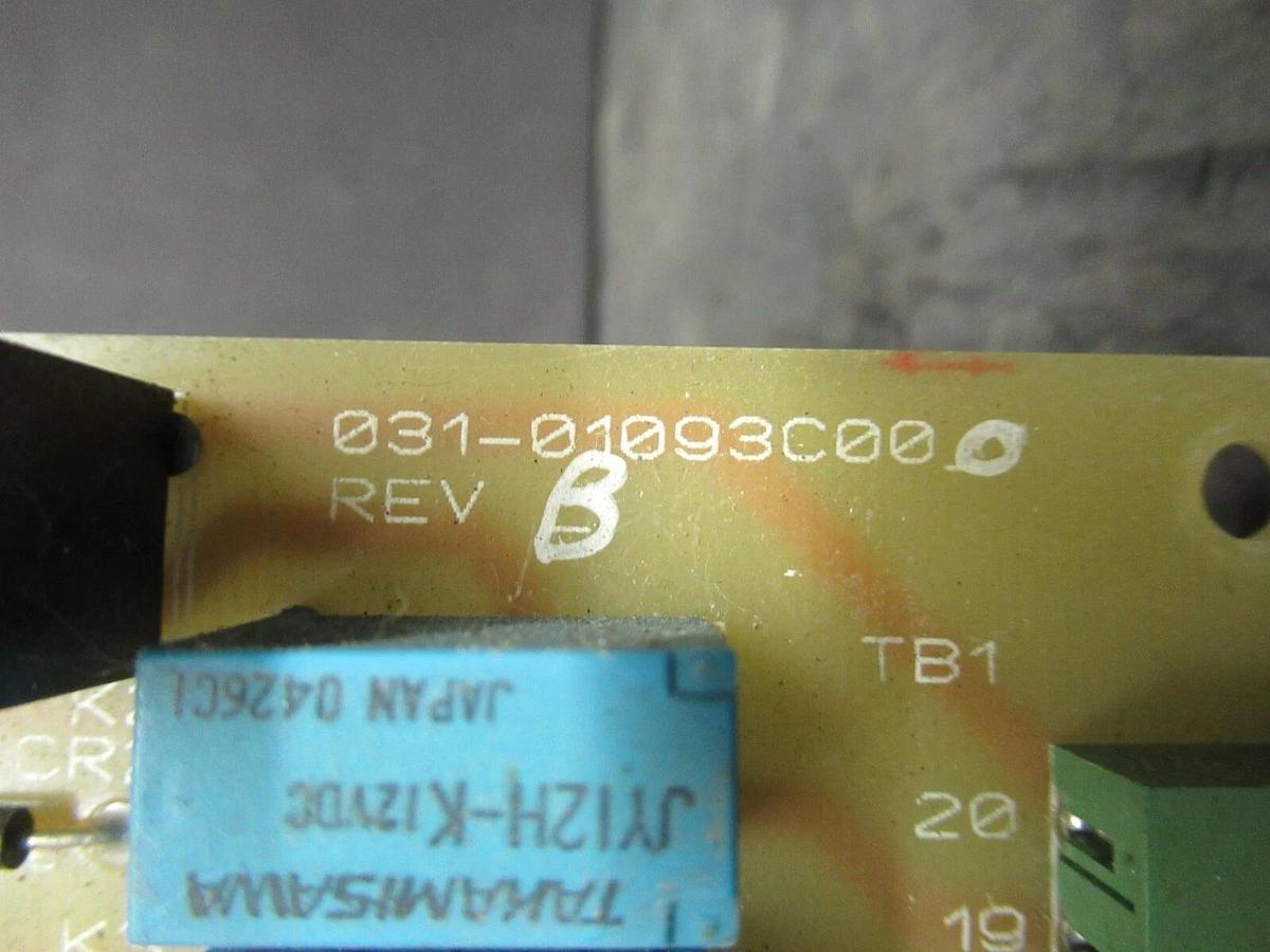 Used (1) YORK CIRCUIT BOARD MODEL/REVISION : 031-01093C000 REV B * INCLUDES WARRANTY