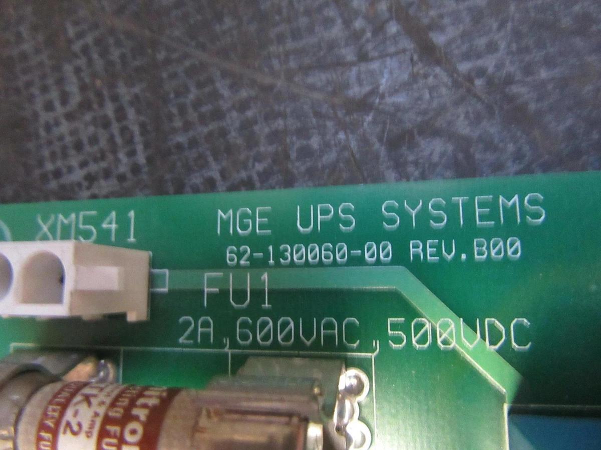 Used MGE UPS SYSTEMS 62-130060-00 REV B00 2A 600 VAC 500 VDC **WARRANTY**