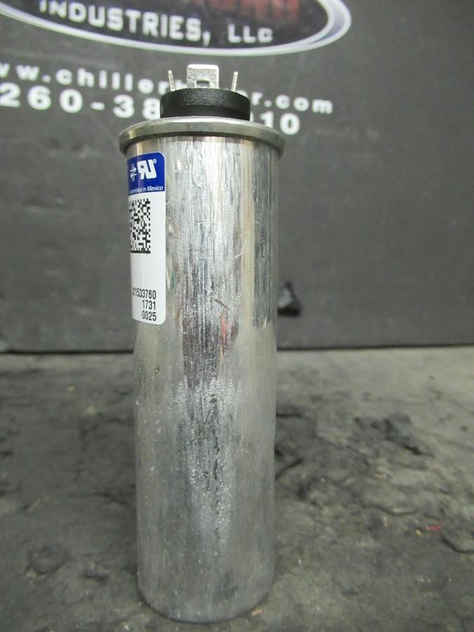 Used GENTEQ NON PCB CAPACITOR 10 uF 97F8059 370 VAC ELECTROLYTIC GENERAL ELECTRIC