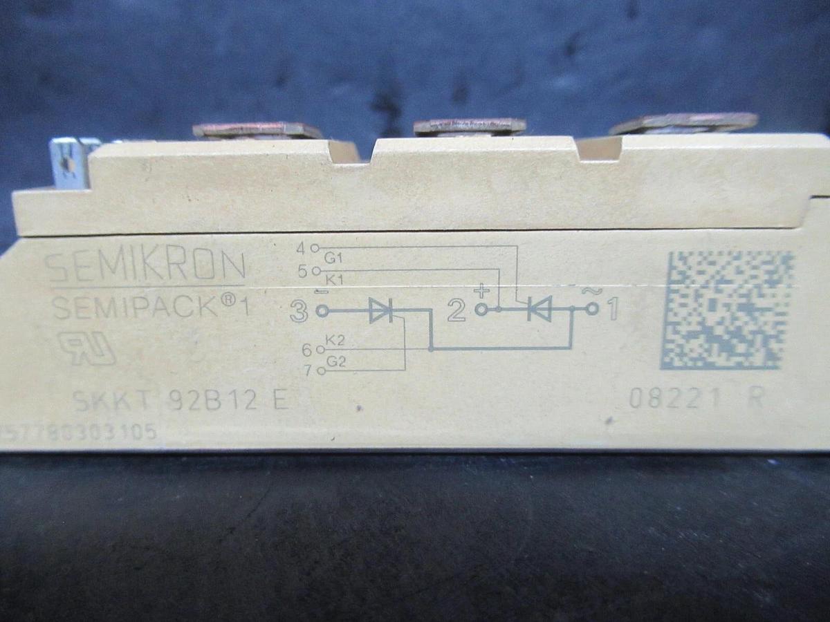 Used SEMIKRON SEMIPACK 1 IGBT POWER MODULE SKKT-92B/12E 08221 **WARRANTY INCLUDED**