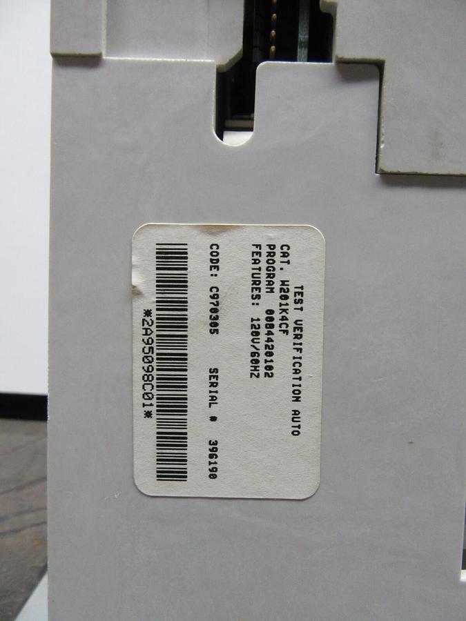 Used CUTLER HAMMER NEMA SIZE 4 CONTACTOR W201K4CF 135 AMP 600 VAC 100 HP 3-PHASE