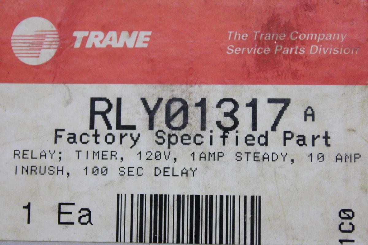 NIB TRANE SSAC SOLID STATE TIMER RELAY TSX241100 RLY01317 120 VOLT 1 AMP 120 SEC
