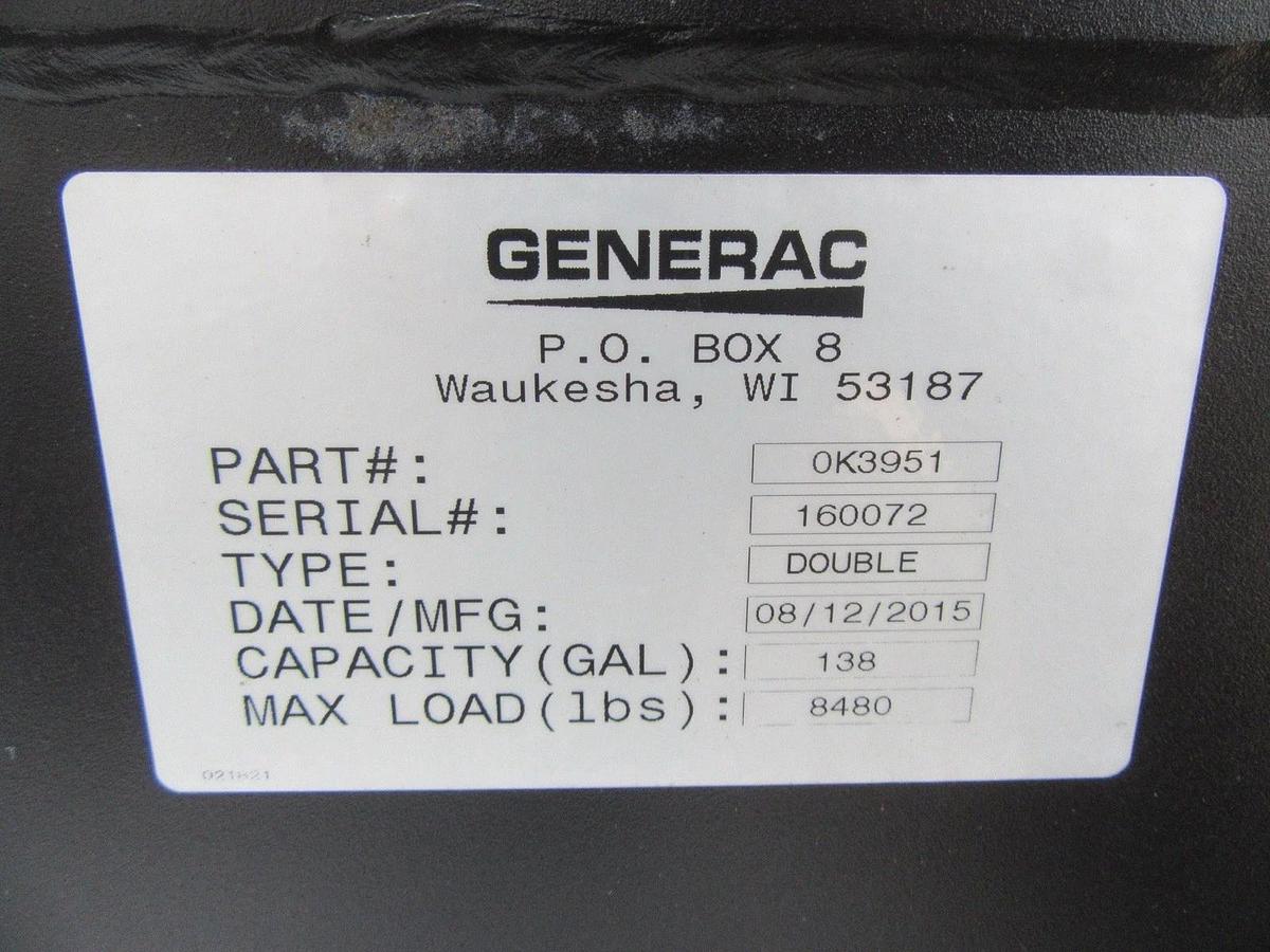 Used 2015 30 KW DIESEL GENERATOR GENERAC 120/240 VOLT SINGLE PHASE 501 HOURS VIDEO