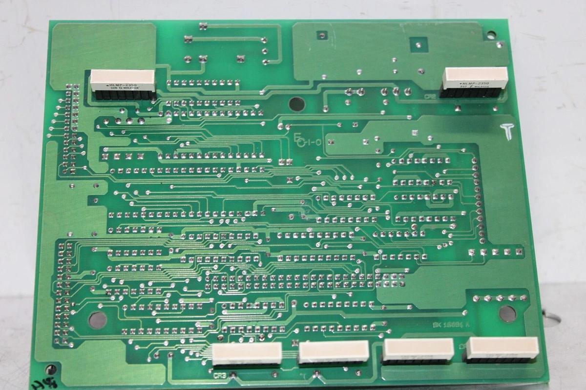 Used ENERTRON FRONT PANEL BOARD SK16091-A REV. A ASSY: 201-172 139C5750G1 REV. 1